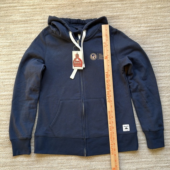 Roots Women's PADDLE-CREEK Roots 73 Full Zip Hoodie Navy Blue Size Small - Picture 12 of 16